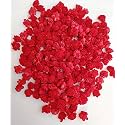 Dry Assorted Artificial Flower Mini Rose (Red, 3.5cm) 150 Piece, Artificial Flora