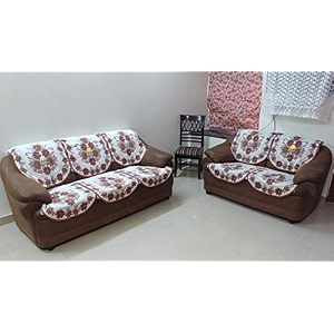 fab nation 10 sofa panels for a 5 seater sofa setfloral design sofa covercream color sofa cover - alluring brown color
