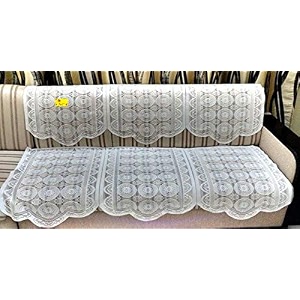 fab nation 3 seater sofa covers for 3 seater sofa- white net sofa cover and chair cover setdesign may vary