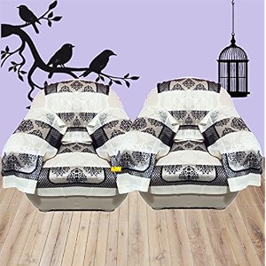fab nation brown amp cream color sofa coverslipcover - 11 seater sofa setexclusive designer sofa coverssingle seater sofa cover set with arm covers