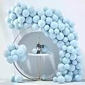 Fab Nation Cool Aqua Color Pack Of 25 Balloons Decorations Balons Ideal For Parties, Weddings, And Events Balloons For Birthday Pastel Ballons For Decoration Baloons For Kids