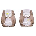 Fab Nation Premium 2 Seater Net Polyster Fabric in Excluive Floral Circle Design Sofa Cover(White)(Design May Vary)