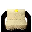 Fab Nation Set of 2 Seater Sofa Covers Set Beige, Polyster Net Sofa Cover | Stylish &amp; Protective Furniture Covering