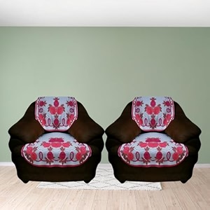 fab nation set of 2 seater sofa covers set 11 sofa cover pink premium polyster net sofa cover