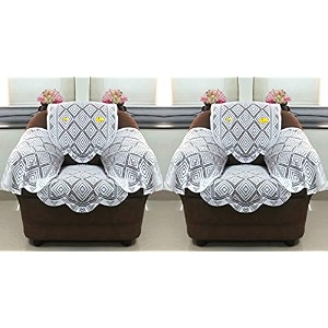 fab nation set of 11 seater sofa covers set with arms whitepolyster net sofa cover
