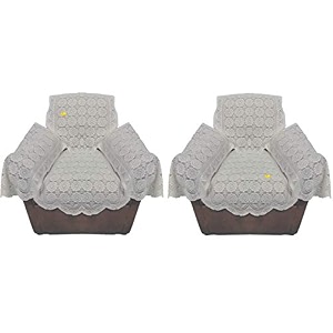 fab nation set of 11 seater sofa covers set with arms beigepolyster net sofa cover