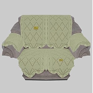 fab nation set of 2 seater sofa covers set with arms covers beigepolyster net sofa cover