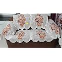 Fab Nation Sofa Covers - Set of 2 | Two Seater Sofa Covers Set with Arms Multicolor, Polyster Net Sofa Cover