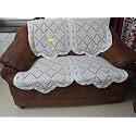 Fab Nation Sofa Covers - Set of 2 Seater | Set White, Polyster Net Sofa Cover
