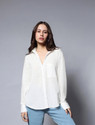 Fab Star Women Solid Casual White Shirt