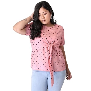 FabAlley Curve Womens Regular Blouse