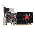 Fabater GT610 Graphics Card, 1GB DDR3 64 Bit 500MHz 600MHz PCI Express 2.0 16X Video Card, with DVI VGA Cooling Fan, for 7 8 10 11 PC
