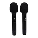 Fabater Wireless Microphone System, Wireless Bluetooth Handheld Microphone Mic System, Feedback Suppression Anti Reverberation Rechargeable Karaoke Mics with Receiver for Entertain