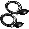 Fabbay 2 Set Blood Pressure Bulb Pump Replacement Rubber Tubing Air Valve