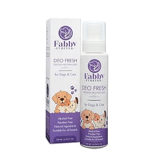 deo fresh pet perfume ampdog deodorant spray  odour remover for dogs cats amp pups  lavender scent long-lasting freshness alcohol amp paraben free 200ml