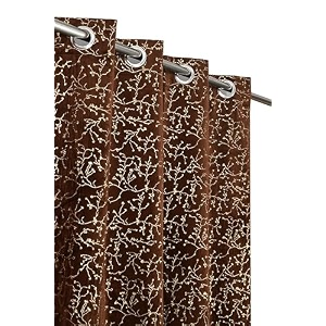 fabdrape heavy velvet fabric luxury attractive looks room darkening royal texture designer curtains 5 feet for window brown pack of 4 pieces