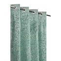 FABDRAPE Heavy Velvet Fabric Luxury Attractive Looks Room Darkening Royal Texture Designer Curtains 8 Feet for Door, Island Aqua, Pack of 2 Pieces