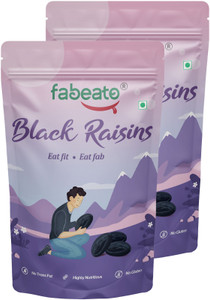 Fabeato Premium Afghani Seedless Black Raisins