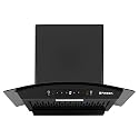 Faber 60 cm 1200 m³/hr Autoclean Curved Chimney| Black Filterless with Oil Collector |8 Yrs Motor &amp; 2Yrs Comprehensive Warranty by Faber | Touch &amp; Gesture Control | Hood Venice IN HC SC FL BK 60