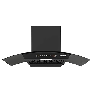 faber 90 cm 1200 mhr autoclean curved chimney black filterless with oil collector 8 yrs motor amp 2yrs comprehensive warranty by faber  touch amp gesture control  hood venice in hc sc fl bk 90