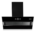 Faber 90 cm 1200 m3/hr Slant, Filterless Auto Clean Chimney, 12Yr Warranty on Motor(2Yr Comprehensive)|| Italian Design (HOOD VERTIGO FL SC AC BK 90, Touch &amp; Gesture Control, Black)