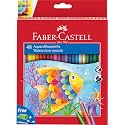 Faber-Castell Design Series Aquarelle Full Length Water Color Pencils - 48 Shades