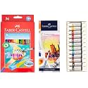 Faber-Castell Design Series Aquarelle Water Color Pencils - 36 Shades Creative Studio Watercolours 5 ml Set of 12