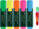FABER-CASTELL Highlighter Set Of 5 With Correction Pen