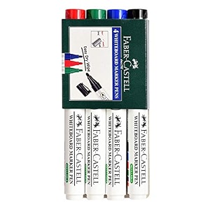 faber castell multicolour whiteboard marker pack of 4