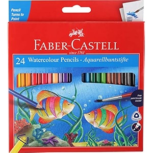 faber-castell watercolor pencils 24 pieces