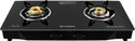 FABER Jumbo Black 2 Brass Burner Glass