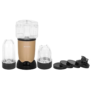 faber sportz blender 3 pc jars drywet grinder chopper smoothie juice chutney maker detachable ss blades  overheat protector  copper motor  2 yr warranty  sportz blender fsb 3 in 1 copper