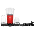 Faber Sportz Blender| 3 PC Jars| Dry/Wet Grinder Chopper, Smoothie, Juice Chutney Maker| Detachable SS Blades | Overheat Protector | Copper Motor | 2 Yr Warranty | Sportz Blender FSB 3 in 1 Wine Bird