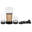 Faber Sportz Blender| 3 PC Jars| Dry/Wet Grinder Chopper, Smoothie, Juice Chutney Maker| Detachable SS Blades | Overheat Protector | Copper Motor | 2 Yr Warranty | Sportz Blender FSB 3 in 1 Copper