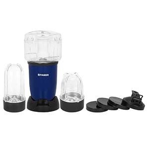 faber sportz blender 3 pc jars drywet grinder choppersmoothiejuice chutney maker detachable ss bladesoverheat protectorcopper motor2 yr warrantysportz blender fsb 3 in 1 denim400 watt