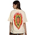 Fabflee Oversized Cotton Baggy Drop Shoulder Graphic