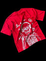 Fabflee Printed, Typography Women Round Neck Red T-Shirt