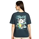 Fabflee Oversized Cotton Baggy Drop Shoulder Graphic