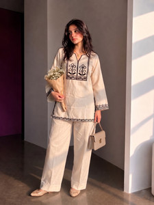 FABHUMAN Women Kurta Pant Set