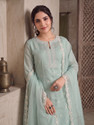 Fabian Fashion Women Chanderi Kurta Pant Dupatta