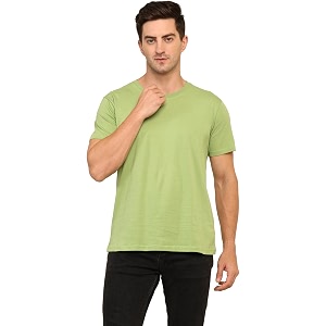 Unisex Round Neck Plain T-Shirt Combed
