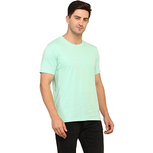 Unisex Round Neck Plain T-Shirt Combed