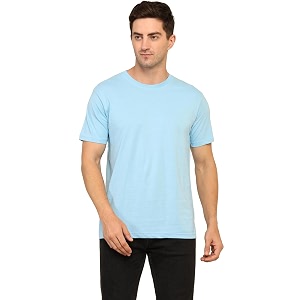Unisex Round Neck Plain T-Shirt Combed