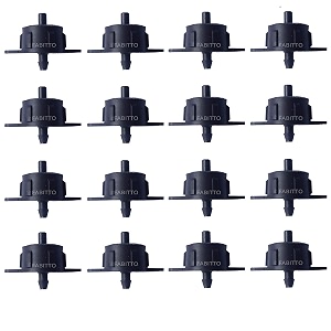 4mm drip irrigation feeder line pipe accessories drippers connectors to watering the home garden plants 120pcs isi quality
