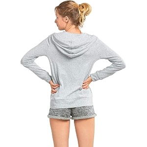 Womens Zipper Sweatshirt Hoodies with Pocket Winter
