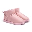 FabKids Girls' Warm Fleece Lined Platform Snow Boots Non-Slip Ankle Winter Boots