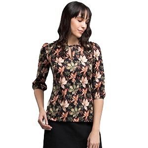 FableStreet Womens Polyester Printed 3 4thsleeve Regular