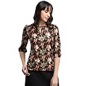 FableStreet Women39s Polyester Printed 34thsleeve Regular Fit
