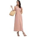 FableStreet Women Casual Midi Cotton Button Down