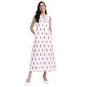 FableStreet Women Casual Midi Cotton Button Down